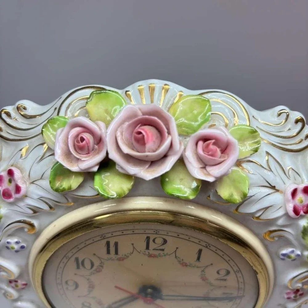 Vintage William L Gilbert Self Starting China Electric‎ Clock- Japan-Not Working
